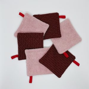 Lingettes démaquillantes lavables "NOEL"