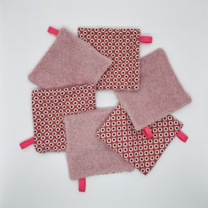 Lingettes démaquillantes lavables "WAX"