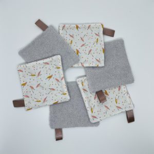 Lingettes démaquillantes lavables