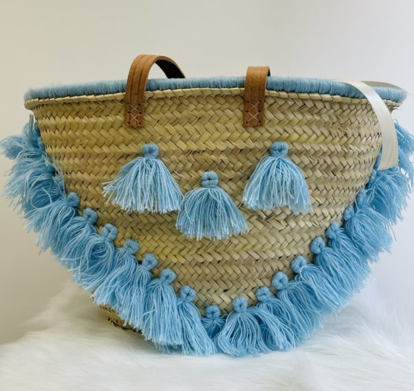 PANIER EN OSIER CIEL – Image 2