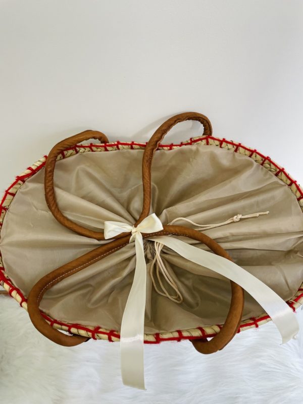 PANIER EN OSIER CERISE – Image 3