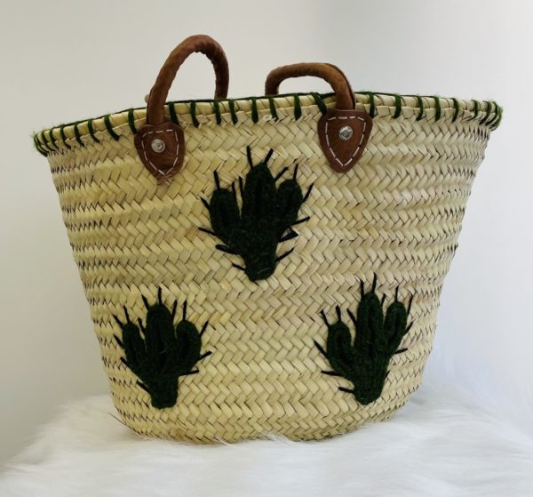 PANIER EN OSIER CACTUS – Image 2