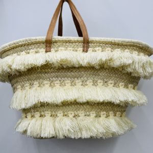 PANIER EN OSIER BLANCO