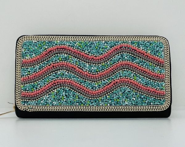 PORTE FEUILLE "VAGUE"