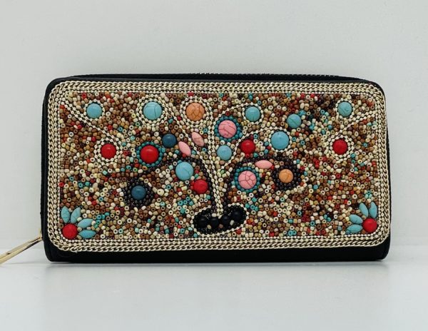 PORTE FEUILLE "MULTI COULEUR"