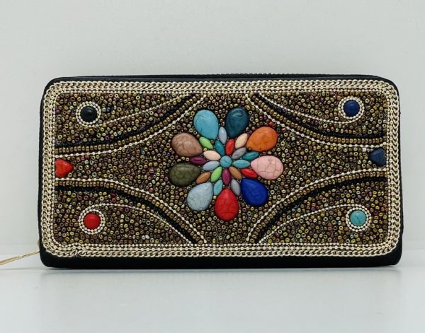 PORTE FEUILLE "FLORAL"