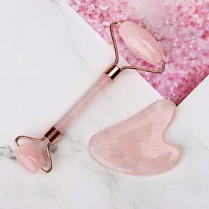 ROULEAU DE QUARTZ ET GUA SHA "Coffret"