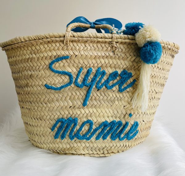 PANIER EN OSIER *SUPER MAMIE*