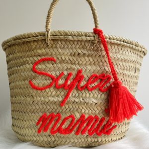 PANIER EN OSIER SUPER MAMIE