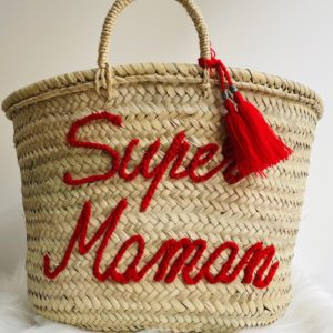 PANIER EN OSIER SUPER MAMAN*