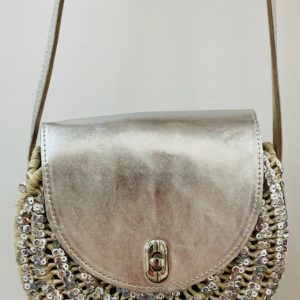 SAC A BANDOULLIERE Argent