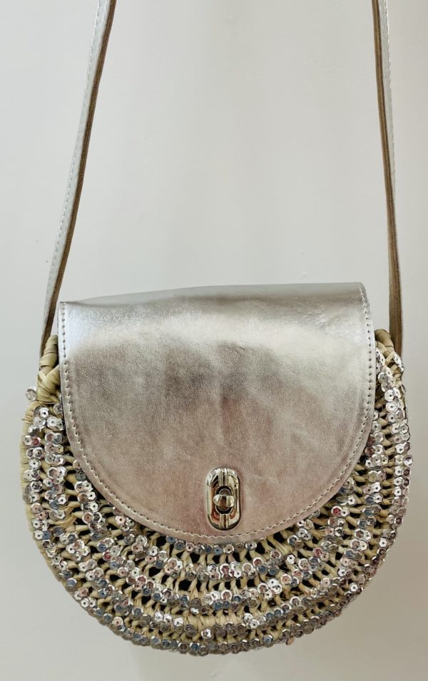 SAC A BANDOULLIERE Argent