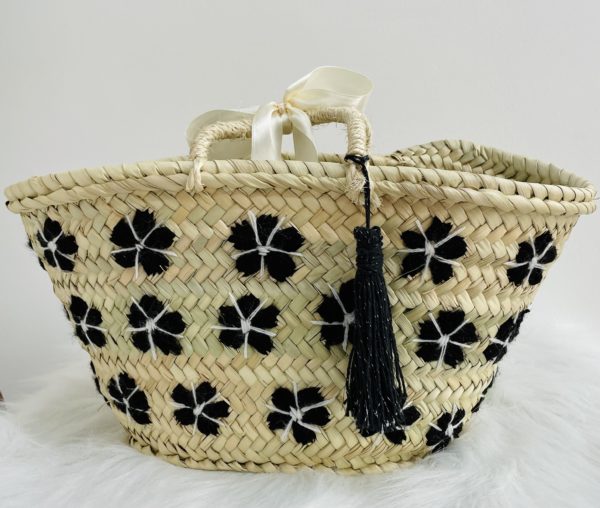 PANIER EN OSIER "FLORA" – Image 2