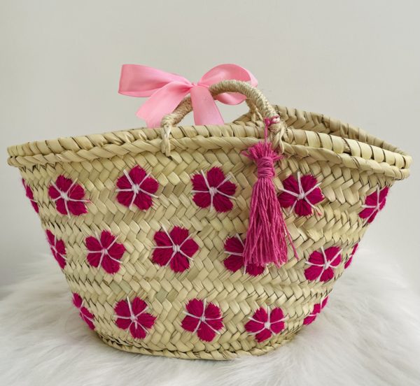 PANIER EN OSIER "FLORA" – Image 3